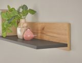 Wandboard Center in Evoke Eiche und grau Wandregal 170 x 15 cm