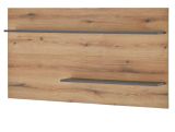 Wandpaneel Center in Evoke Eiche und grau Wandregal 155 x 80 cm