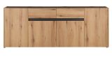 Sideboard Center in Evoke Eiche und grau Kommode 223 x 87 cm