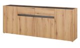 Sideboard Center in Evoke Eiche und grau Kommode 223 x 87 cm
