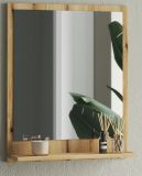 Badezimmer Spiegel Torsby in Evoke Eiche Badspiegel mit Ablage 60 x 75 cm