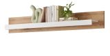 Wandboard Rivian in wei matt und Evoke Eiche Wandregal 198 cm