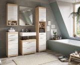 Badezimmer Spiegel Mambo in Sonoma Eiche Badspiegel mit Ablage 60 x 79 cm