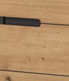 Badmbel Set 2-teilig Cooper in Artisan Eiche und grau Badkombination 63 x 193 cm, Soft-Close