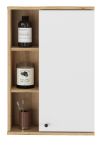 Badezimmer Hngeschrank Torsby in wei und Evoke Eiche Badschrank hngend 51 x 75 cm