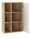 Badezimmer Hngeschrank Torsby in wei und Evoke Eiche Badschrank hngend 51 x 75 cm