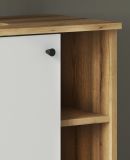Waschbeckenunterschrank Torsby in wei und Evoke Eiche Badezimmer Unterschrank 60 cm