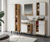 Badezimmer Spiegel Torsby in Evoke Eiche Badspiegel mit Ablage 60 x 75 cm