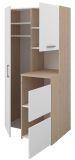 Waschmaschinenschrank Laundry in wei und Jackson Eiche Set 4-teilig 268 x 184 cm