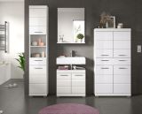 Badmbel Set 4-teilig Shawn in wei Hochglanz Badkombination 200 x 191 cm