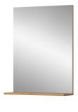 Badezimmer Spiegel Shawn in Artisan Eiche Badspiegel mit Ablage 60 x 79 cm