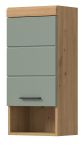 Badezimmer Hngeschrank Shawn in Salbei und Artisan Eiche Badschrank hngend 37 x 79 cm