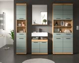 Badmbel Set 4-teilig Shawn in Salbei und Artisan Eiche Badkombination 200 x 191 cm