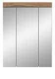 Badezimmer Spiegelschrank Willow in Nox Eiche Badschrank 3-trig 60 x 79 cm