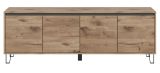 TV-Lowboard Delio in Viking Eiche TV Unterschrank 184 cm, mit Soft-Close und Komforthhe