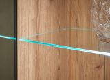 Vitrine Design-D in Evoke Eiche Vitrinenschrank 60 x 200 cm