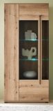 Vitrinenschrank Design-D in Evoke Eiche Vitrine 90 x 200 cm