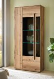 Vitrinenschrank Design-D in Evoke Eiche Vitrine 90 x 200 cm
