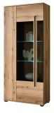Vitrinenschrank Design-D in Evoke Eiche Vitrine 90 x 200 cm