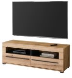 TV-Lowboard Design-D in Evoke Eiche TV Unterteil 140 cm, mit Soft-Close