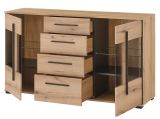 Sideboard Design-D in Evoke Eiche Kommode 150 cm, mit Soft-Close