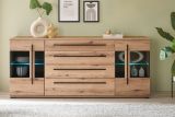 Sideboard Design-D in Evoke Eiche Kommode 200 cm, mit Soft-Close