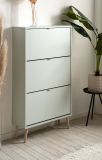 Schuhschrank Aldan Pastellgrn Schuhkipper 70 x 125 cm