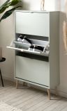Schuhschrank Aldan Pastellgrn Schuhkipper 70 x 125 cm