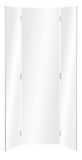 Garderobenspiegel Ledmore in wei Spiegel 3-teilig klappbar 45 - 91 x 160 cm