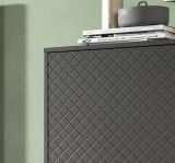 TV-Lowboard Madea in grau matt TV Unterteil 185 x 55 cm