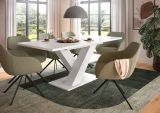 Esstisch Home-X in wei Tisch ausziehbar 150 - 190 cm