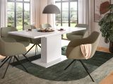 Esstisch Home-X in wei Tisch ausziehbar 150 - 190 cm