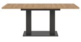 Esstisch Home-X in Artisan Eiche und grau Tisch ausziehbar 150 - 190 cm