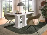 Esstisch Home-X in wei Tisch ausziehbar 150 - 190 cm