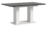 Esstisch Home-X in grau und wei Tisch ausziehbar 150 - 190 cm