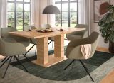Esstisch Home-X in Artisan Eiche Tisch ausziehbar 150 - 190 cm