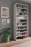 Schuhregal SystemX in wei Flur Diele Regal 80 x 193 cm