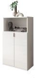 Kommode SystemX in wei Hochglanz Flur Diele Mehrzweckschrank 61 x 110 cm