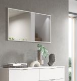 Spiegel SystemX in wei Flur Diele Wandspiegel 92 x 52 cm