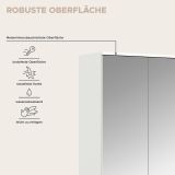 Garderobenschrank mit Spiegeltr SystemX in wei Schuhschrank 232 x 193 cm