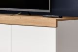 TV-Lowboard Siena in wei und Artisan Eiche TV Unterteil hngend / stehend 180 cm