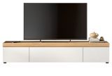 TV-Lowboard Siena in wei und Artisan Eiche TV Unterteil hngend / stehend 180 cm