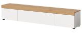 TV-Lowboard Siena in wei und Artisan Eiche TV Unterteil hngend / stehend 180 cm
