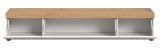 TV-Lowboard Siena in wei und Artisan Eiche TV Unterteil hngend / stehend 180 cm