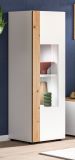 Vitrine Siena in wei und Artisan Eiche Vitrinenschrank hngend / stehend 30 x 110 cm