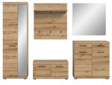 Garderobe Set 5-teilig Shawn in Evoke Eiche Garderobenkombination 272 x 197 cm
