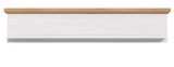 Wandboard Mirano in wei Lrche und Eiche Artisan Landhaus Wandregal 110 cm