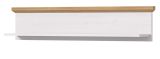 Wandboard Mirano in wei Lrche und Eiche Artisan Landhaus Wandregal 110 cm