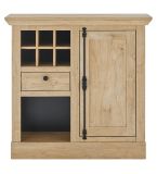 Kommode Dorset in Eiche Gold Landhaus Highboard 105 x 103 cm, Soft-Close
