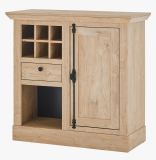 Kommode Dorset in Eiche Gold Landhaus Highboard 105 x 103 cm, Soft-Close